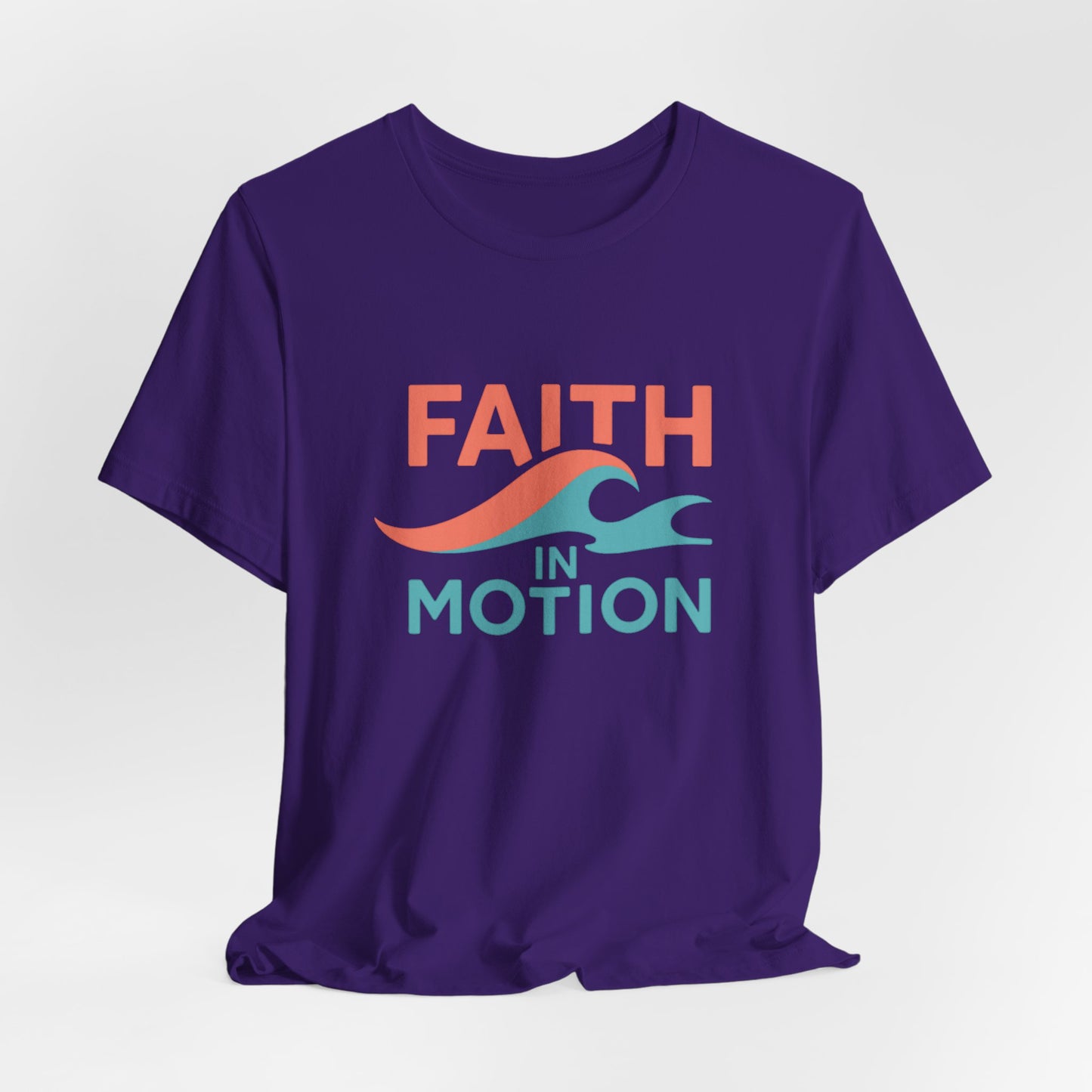 Faith In Motion — T-Shirt— Minimal Motivational Tee