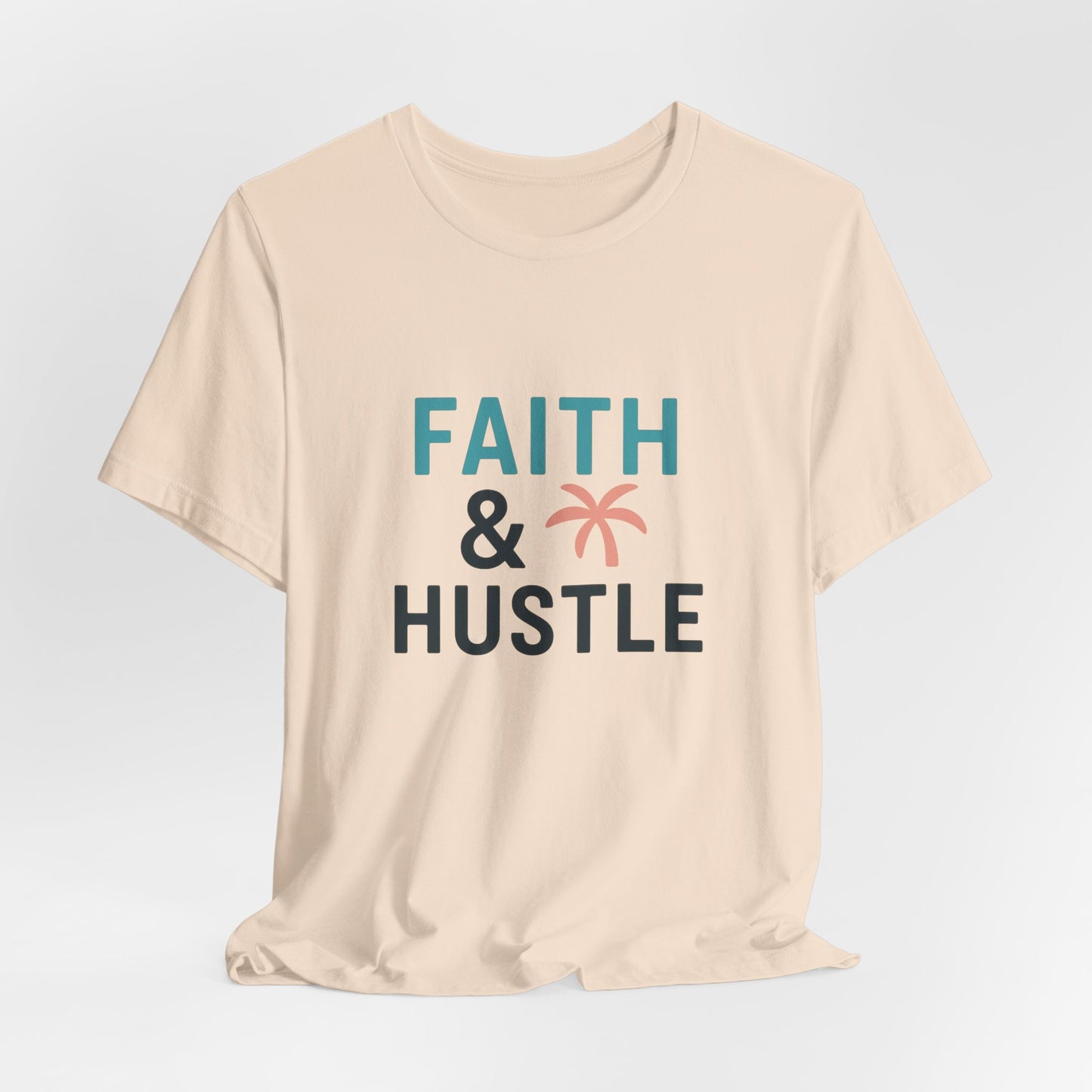 Faith & Hustle — T-Shirt — Minimal Motivational Tee