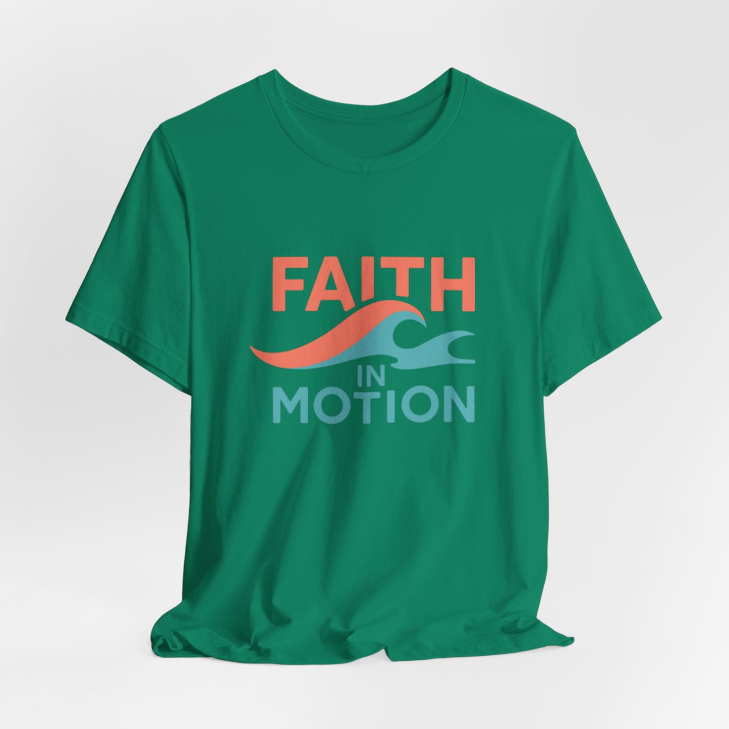 Faith In Motion — T-Shirt— Minimal Motivational Tee