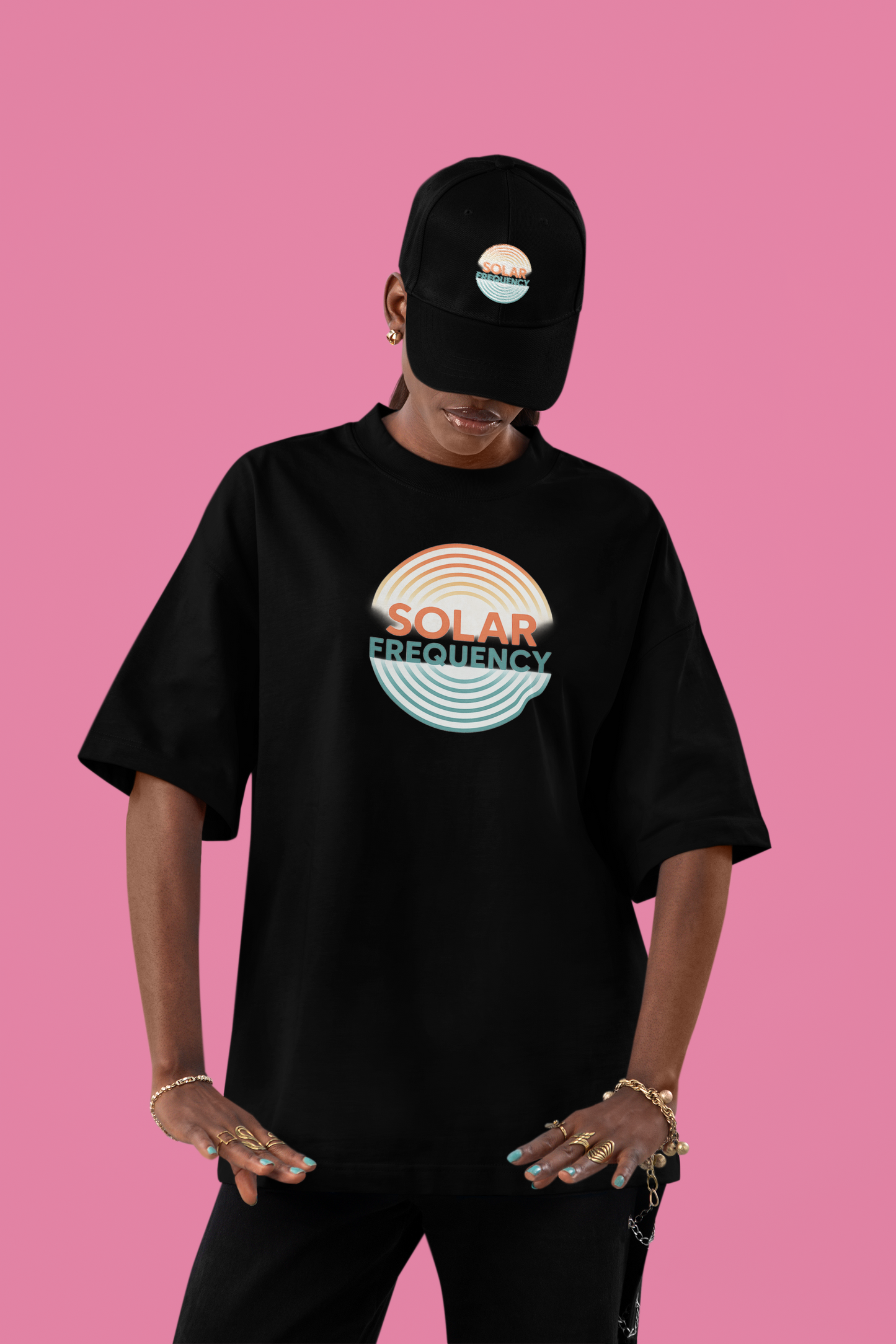 Solar Frequency — T-Shirt— Minimal Motivational Tee