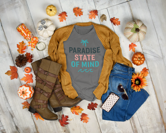 Paradise State of Mind — Minimal Motivational Tee