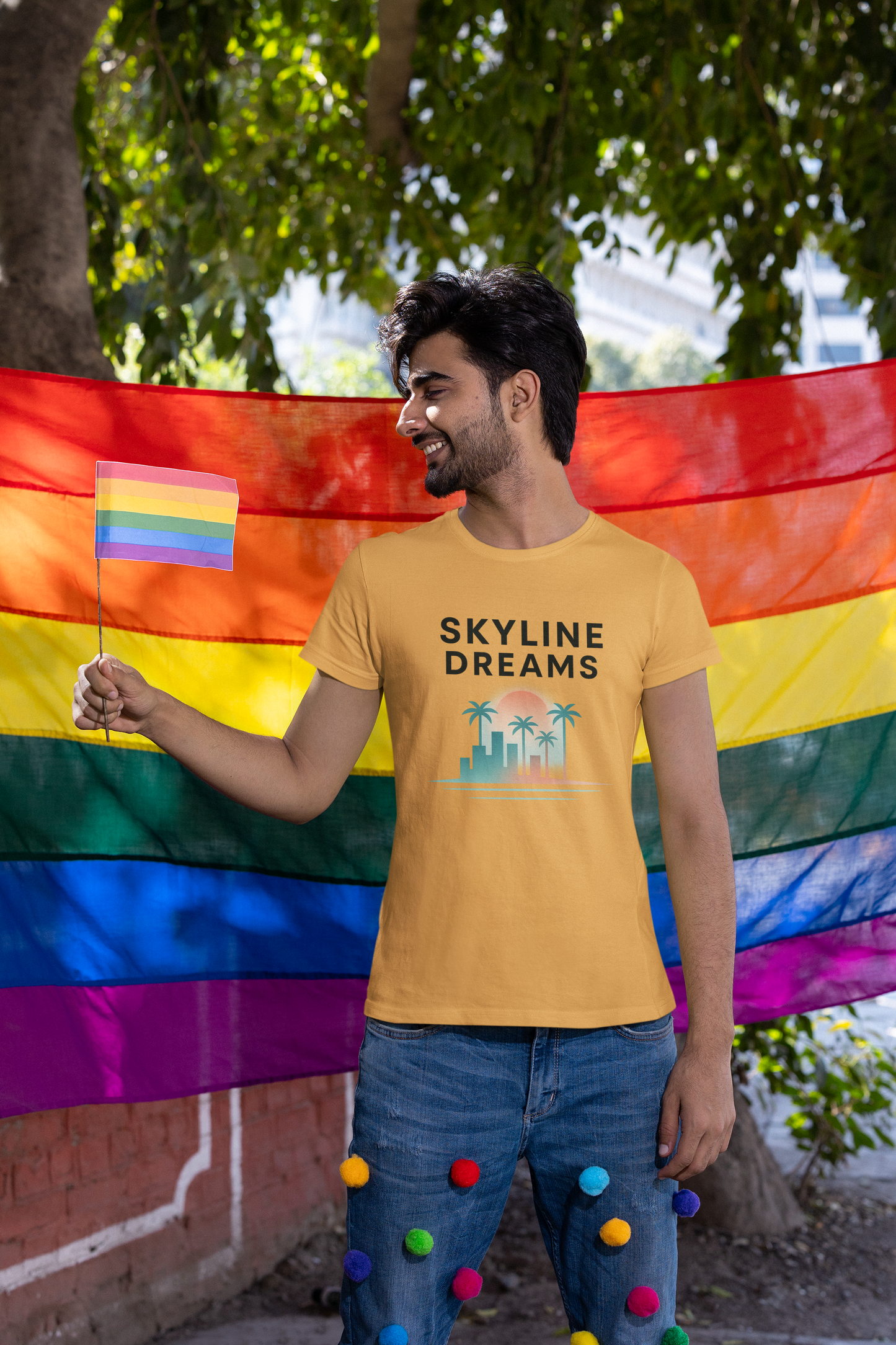 Skyline Dreams — On T-Shirt — Minimal Motivational Tee