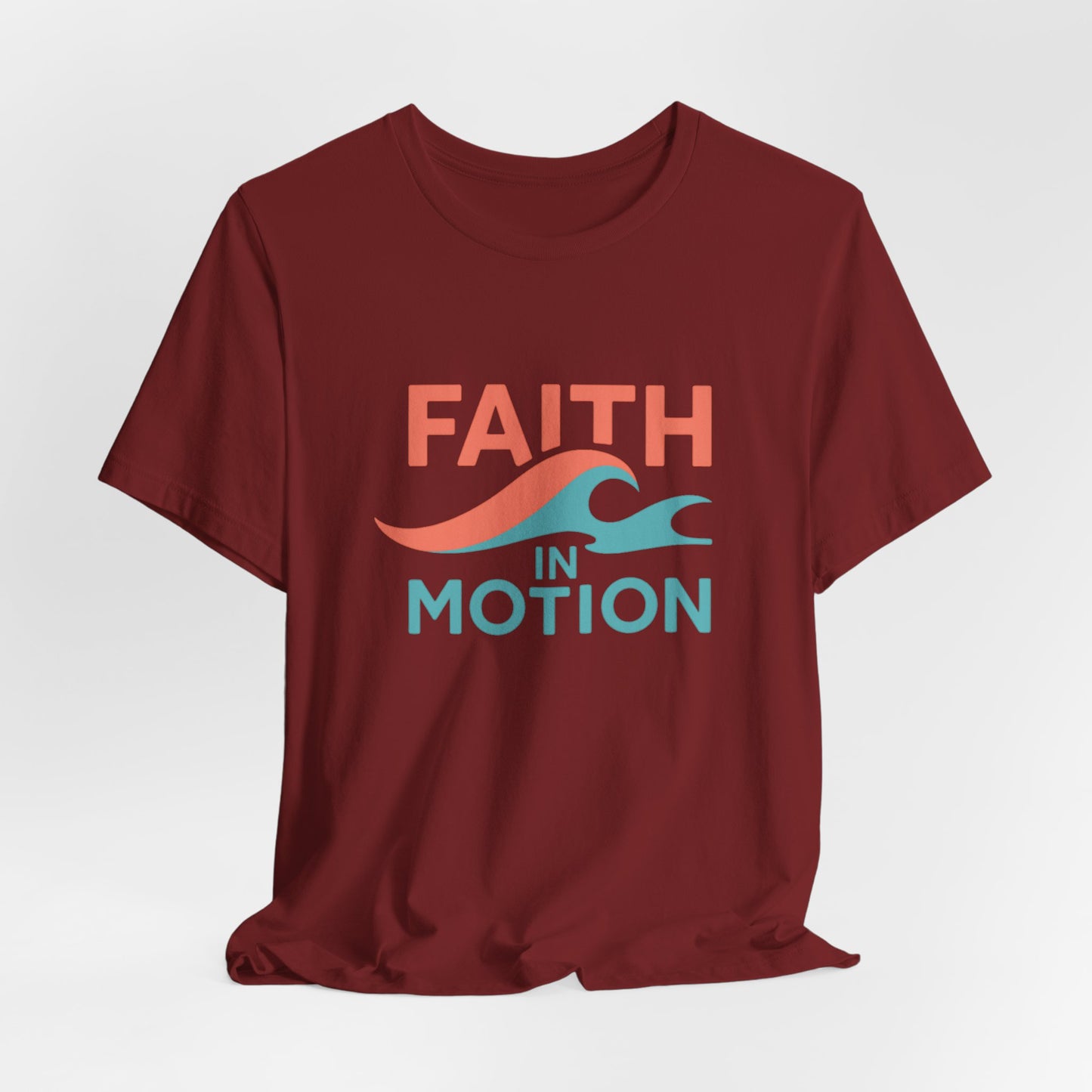 Faith In Motion — T-Shirt— Minimal Motivational Tee