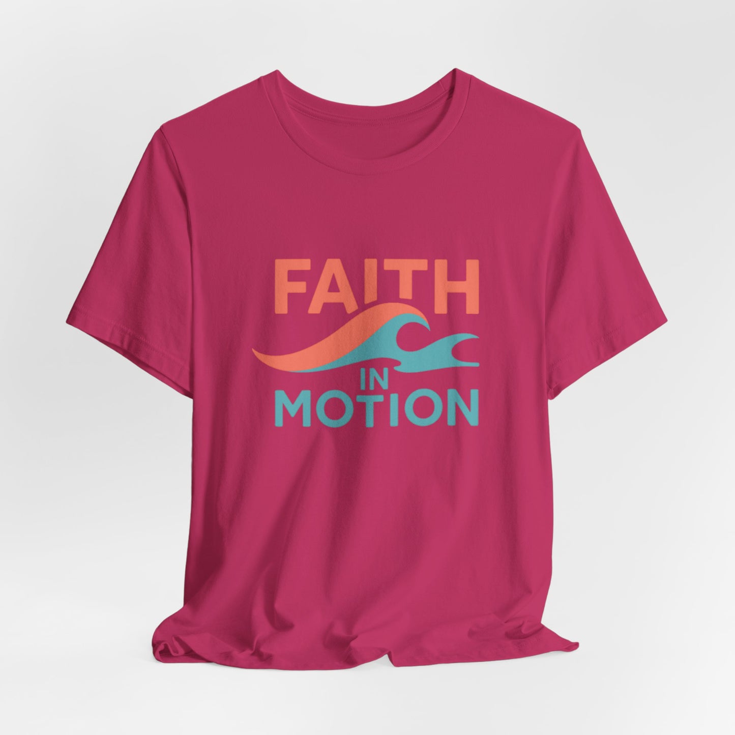 Faith In Motion — T-Shirt— Minimal Motivational Tee