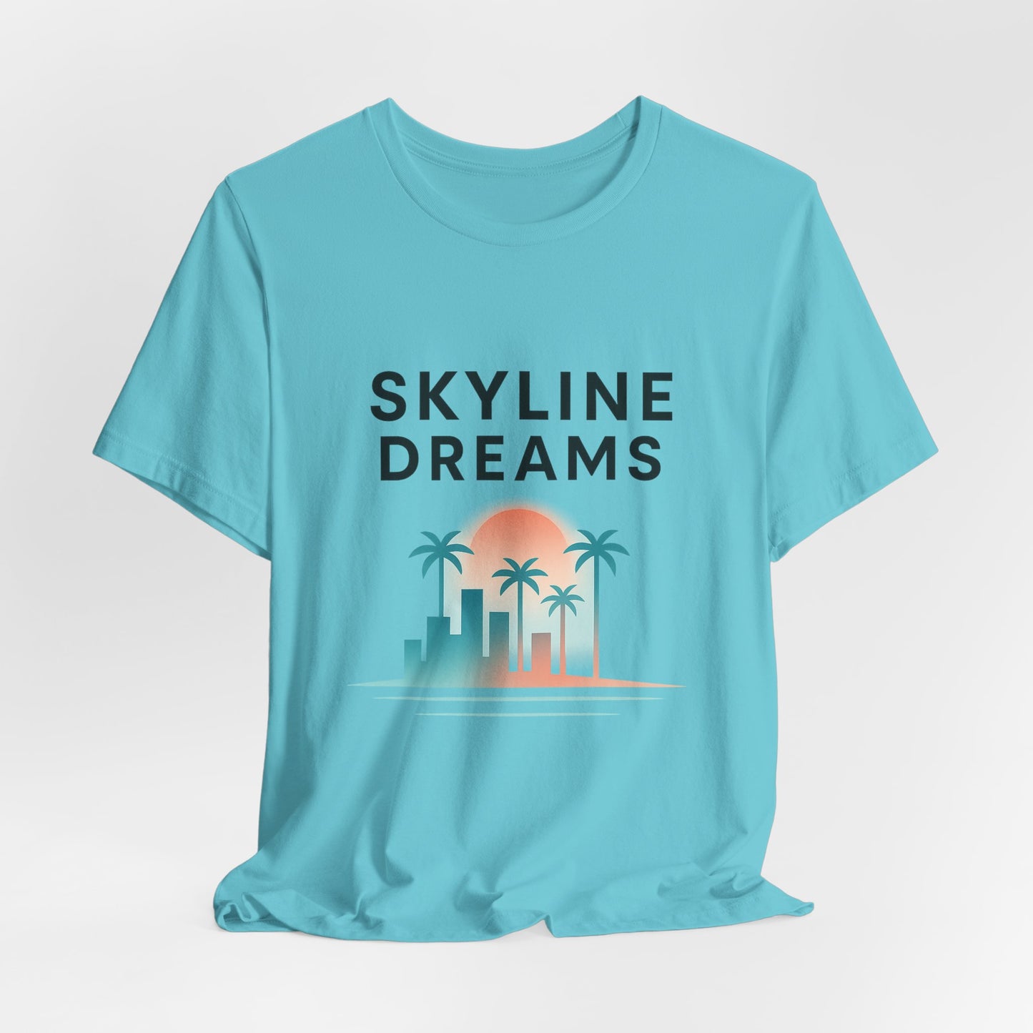 Skyline Dreams — On T-Shirt — Minimal Motivational Tee